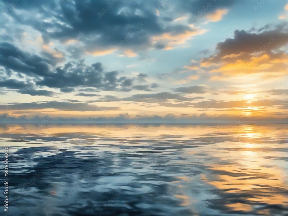 Obraz premium sunset over the sea
