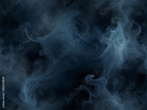 smoke on black background