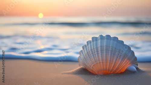 Beautiful shells on the beach © Derby