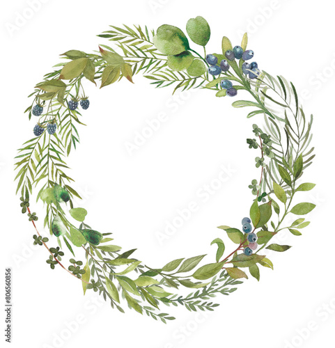laurel wreath on a white background, Laurel wearth with white background