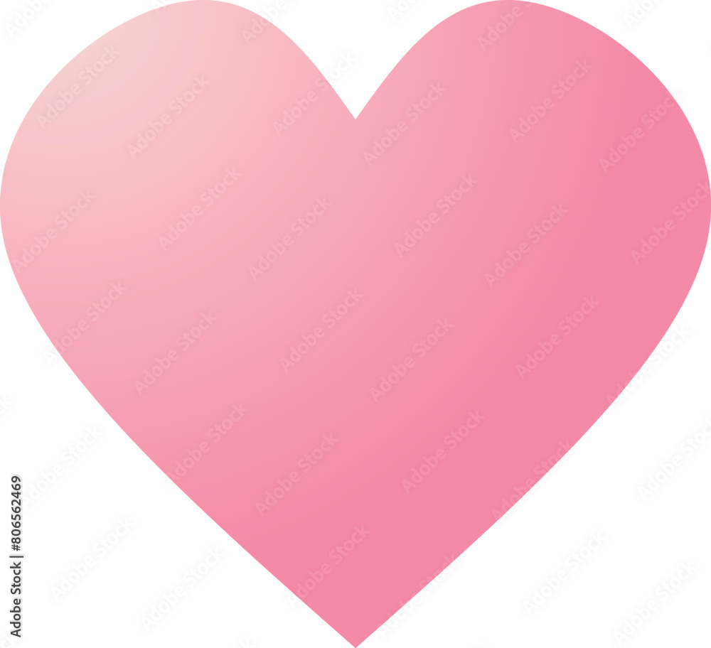 pink heart shape design element with gradient color, heart icon sign pink heart shape design element with gradient color, heart icon sign