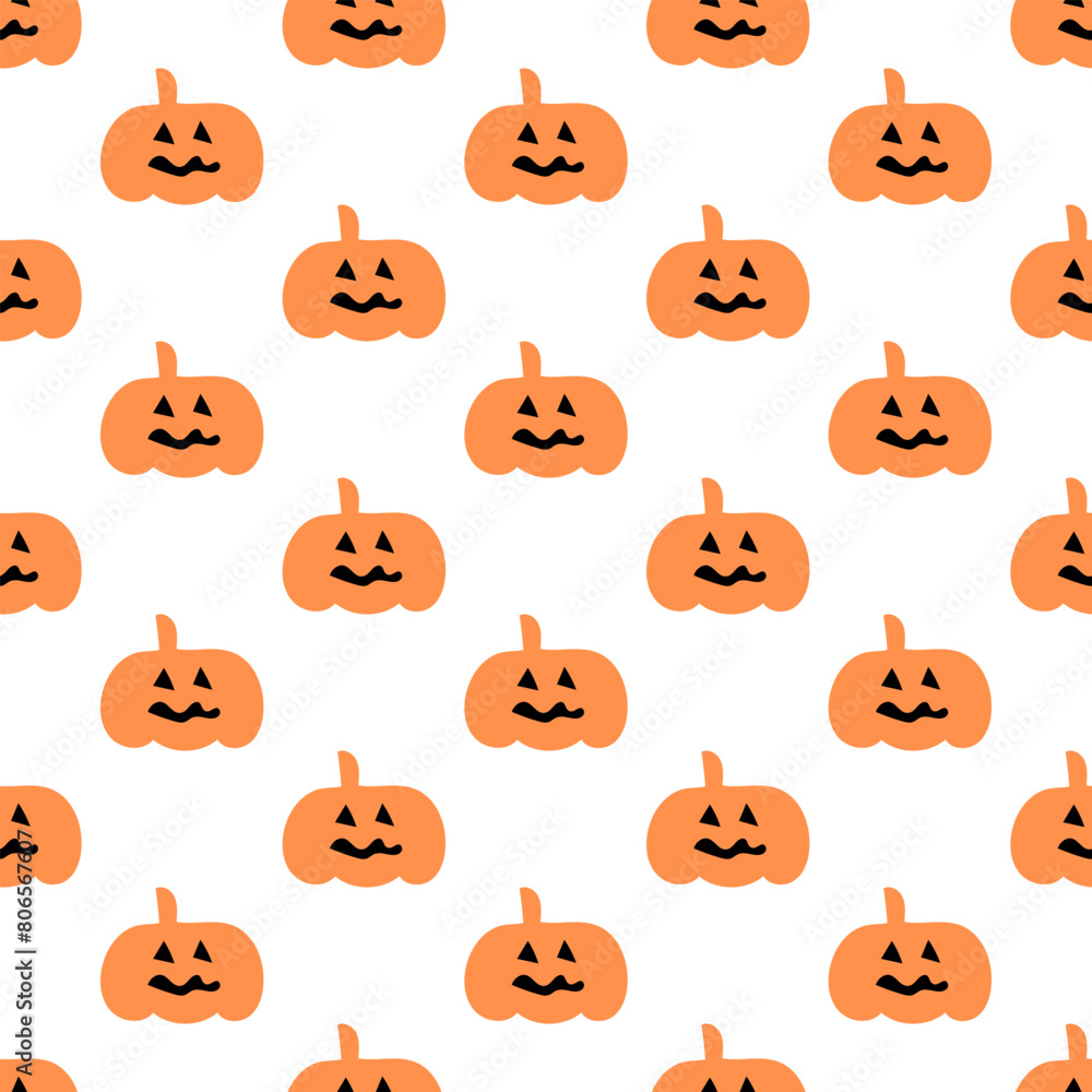 Halloween pumpkin surface pattern design Halloween pumpkin surface pattern design