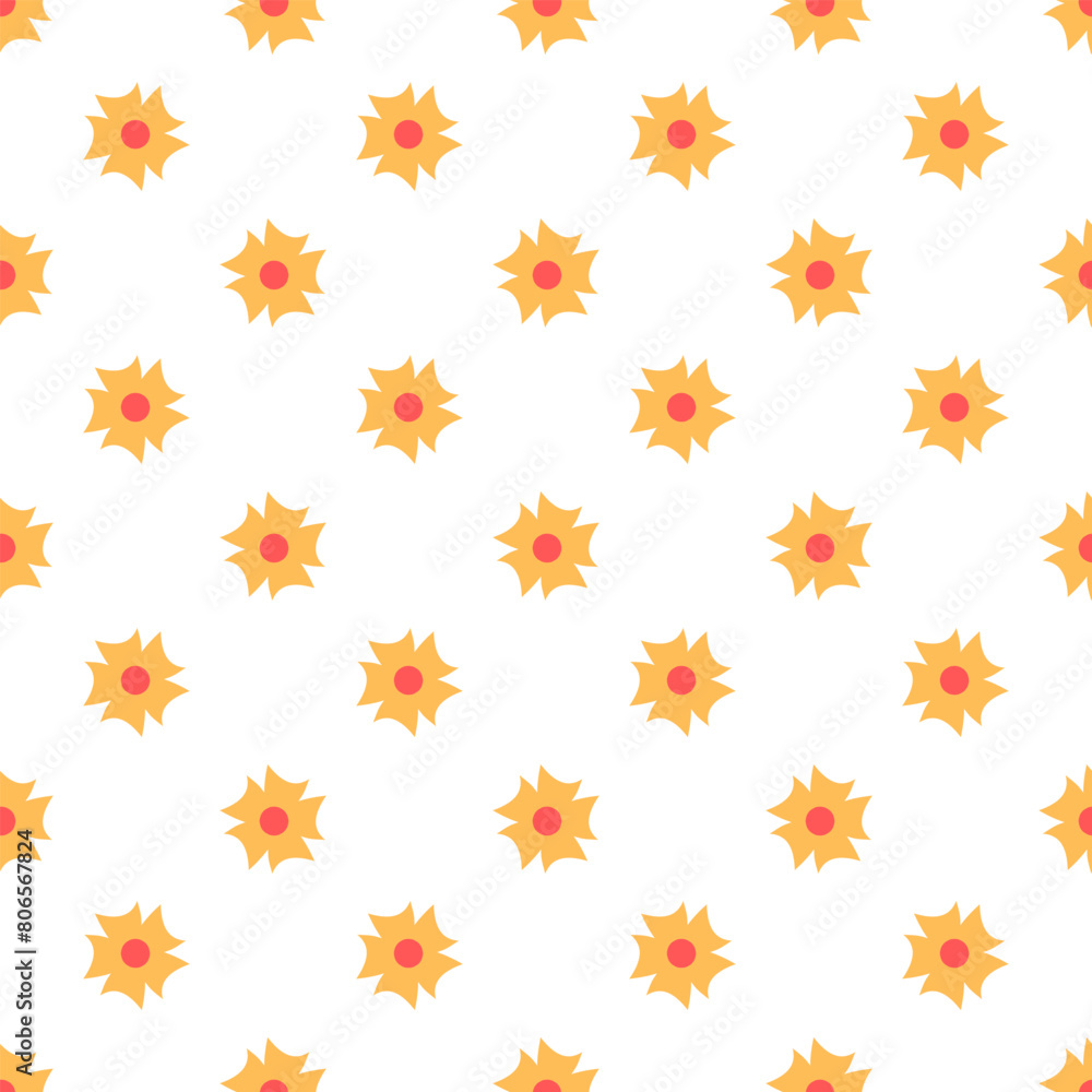 Botanical floral seamless pattern. Vector flower repeat textile Botanical floral seamless pattern. Vector flower repeat textile