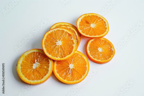 Orange slices  juicy citrus