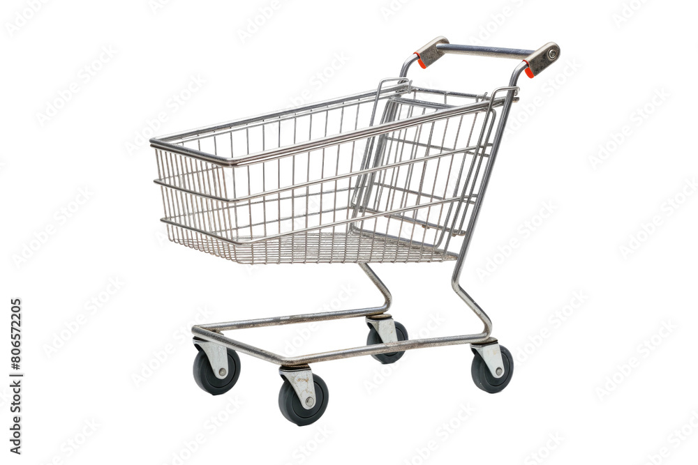 The Silver Guardian: A Shopping Carts Odyssey on White or PNG Transparent Background. The Silver Guardian: A Shopping Carts Odyssey on White or PNG Transparent Background.