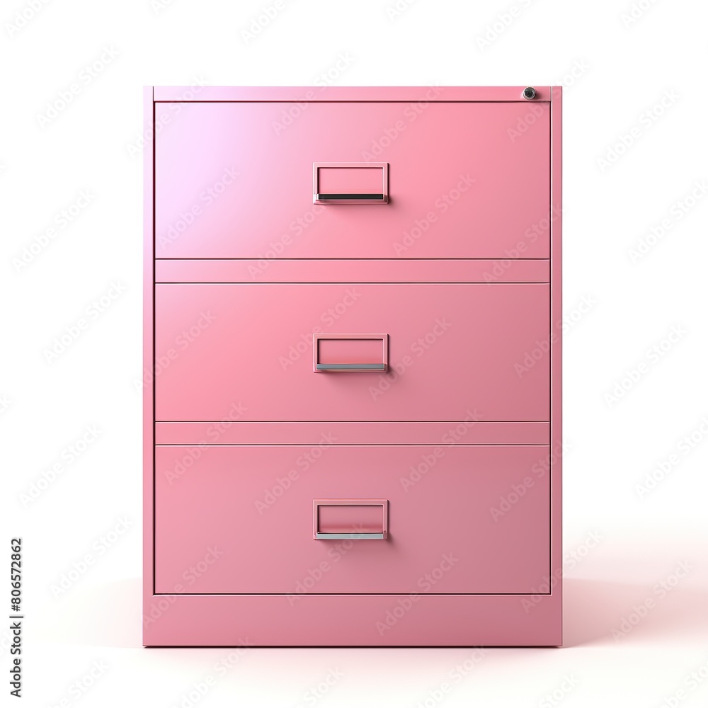 Filing cabinet pink Filing cabinet pink