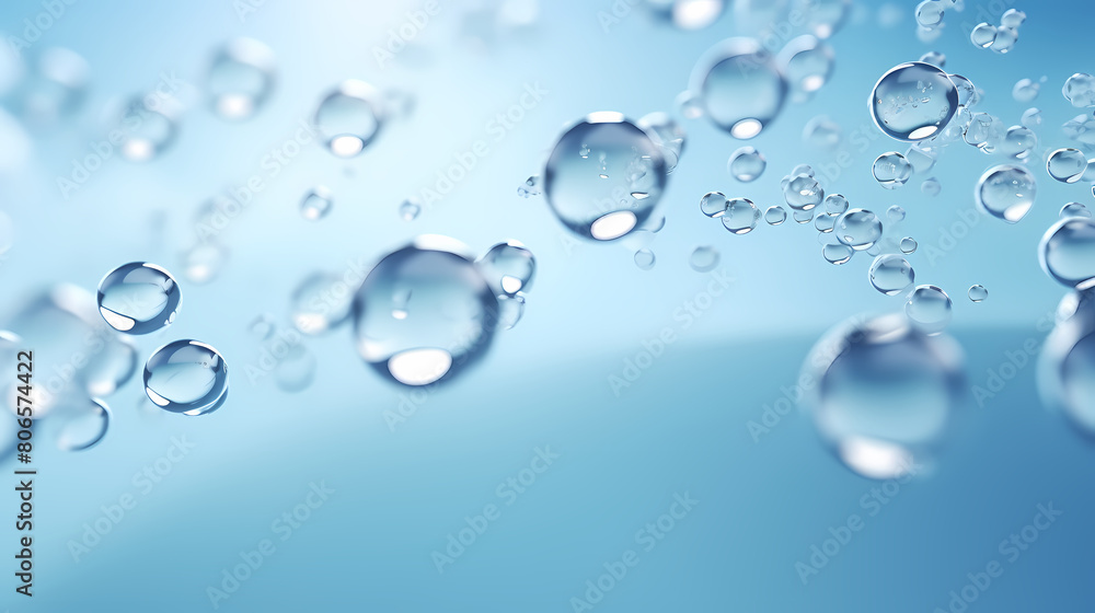 The bubbles float upward, creating a fresh and energizing atmosphere The bubbles float upward, creating a fresh and energizing atmosphere