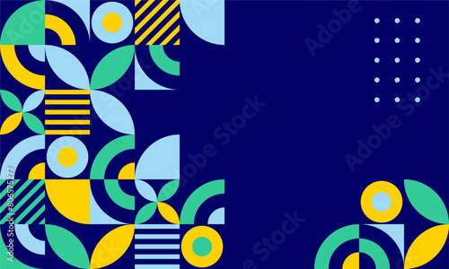 abstract mosaic flat design background
