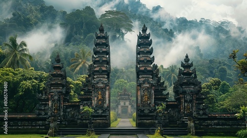 An awe-inspiring testimonial photo featuring a Balinese temple, showcasing its magnificent beauty. © Yusif