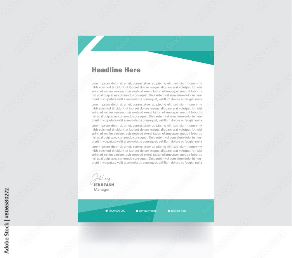 company letterhead design template company letterhead design template