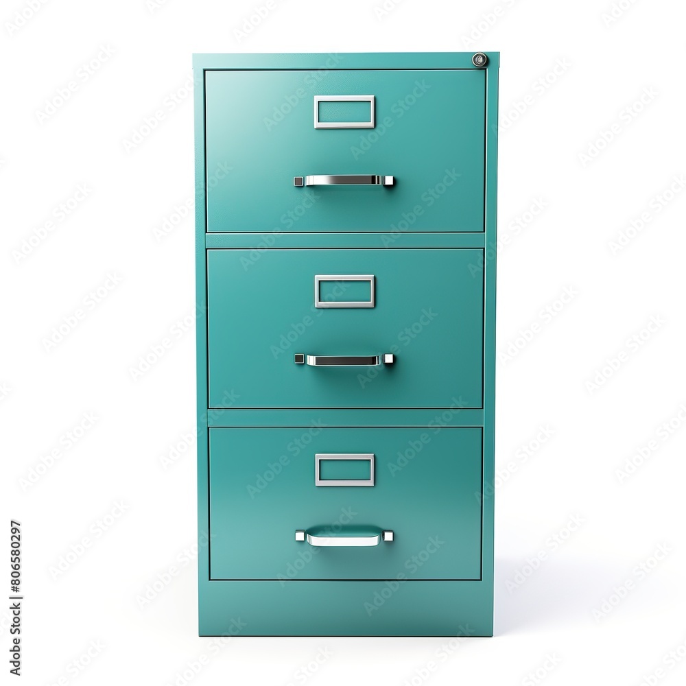 Filing cabinet teal Filing cabinet teal