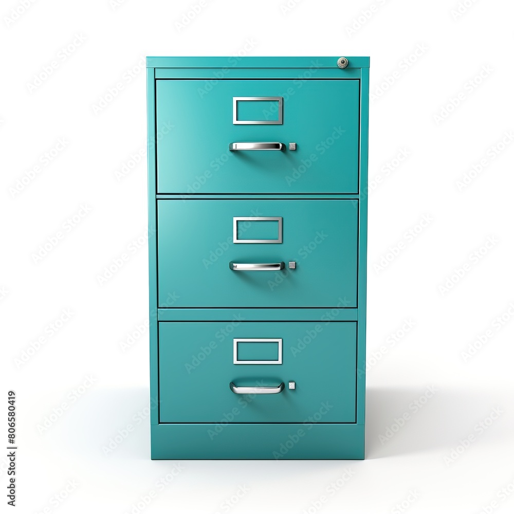 Filing cabinet teal Filing cabinet teal