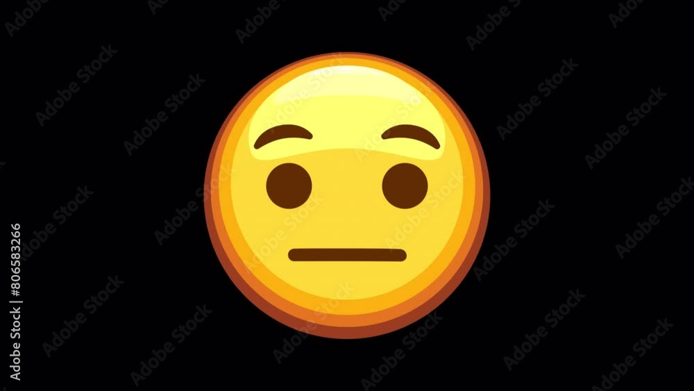 Anguished Face Emoji alpha video Anguished Face Emoji alpha video