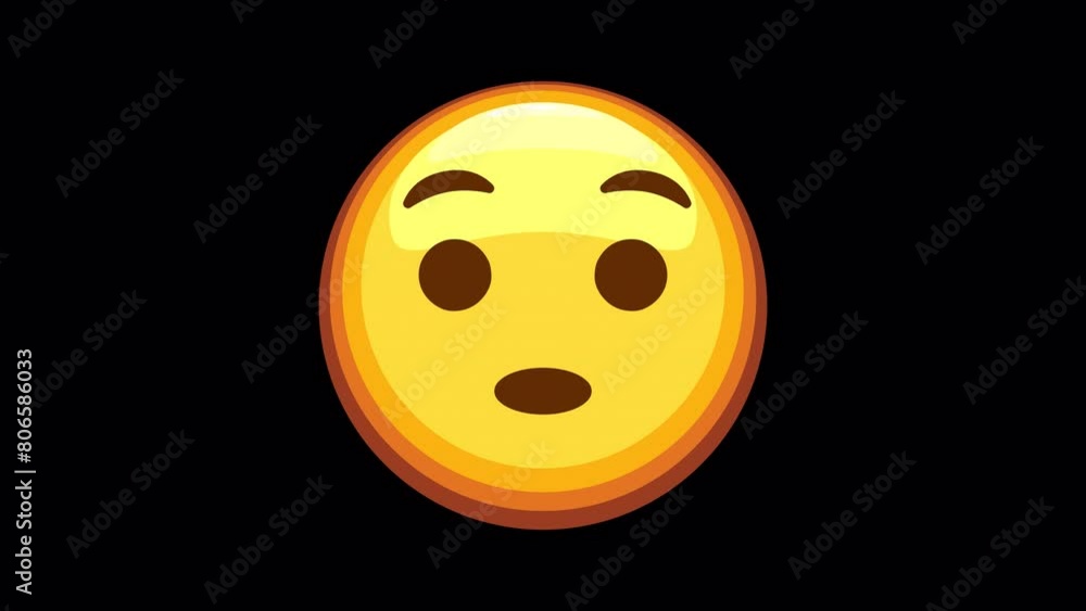 Dizzy Face. Emoji alpha video Dizzy Face. Emoji alpha video