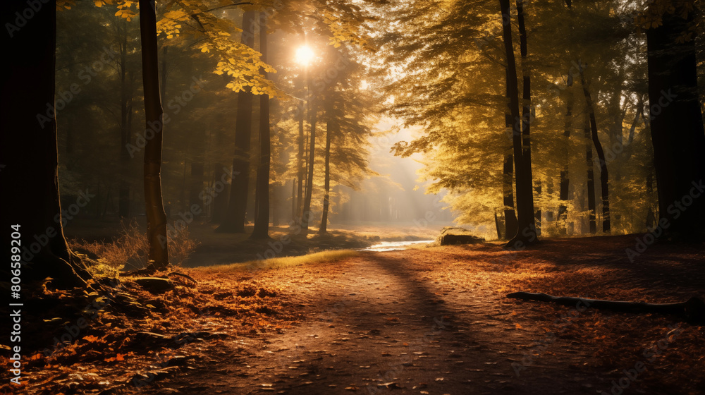 Autumn in the forest