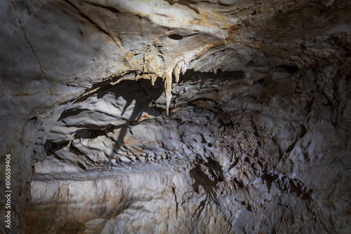 Akiyoshido cave. A solutional cave inside Akiyoshidai Quasi-National Park, Yamaguchi, Japan. photo