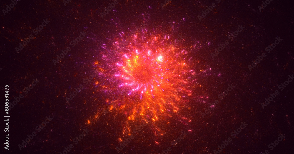 3D manual rendering abstract round hole light background. Its not AI Generatd illustration.