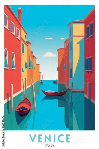 Venice Italy Travel Poster