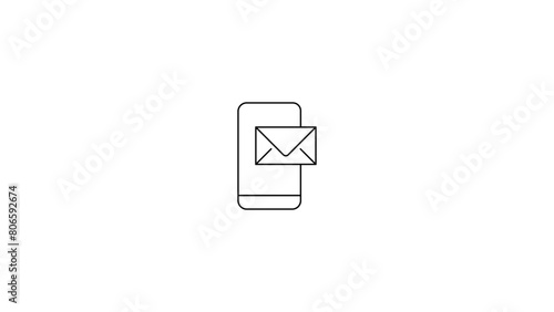 Set of postal service outline icons with Editable stroke. postal service, delivery, mail, post, envelope, shipping, parcel, courier, postage, letter, transport, truck, stamp, sorting, route, mailman,