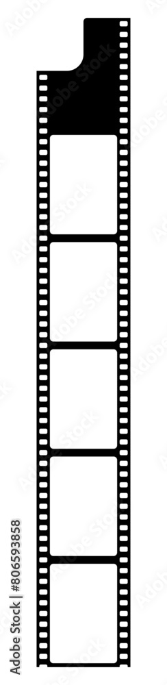 Grunge film strips collection. Old retro cinema movie strip video recording. Vector . Grunge film strips collection. Old retro cinema movie strip video recording. Vector .