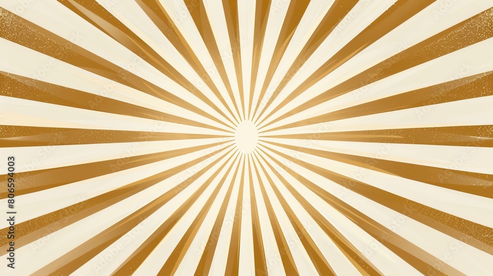 Fototapeta premium 金色の集中線