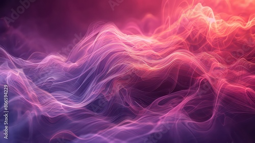 Abstract background with glowing particles 3d rendering