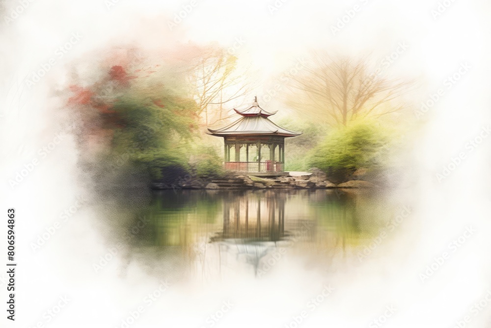 Fototapeta premium photography session, capturing the beauty of the arboretum through photography