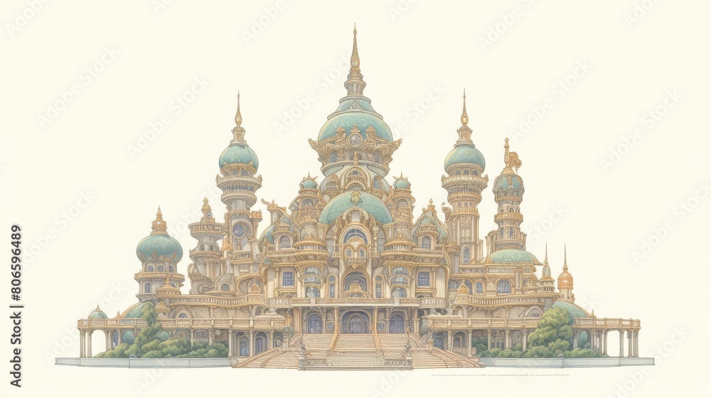 Fototapeta premium architecture encyclopedia, studying architectural styles and structures