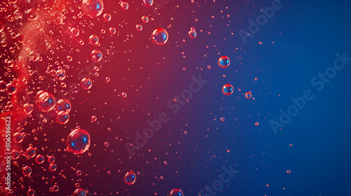 Colored Bubbles Oil Water  generative ai