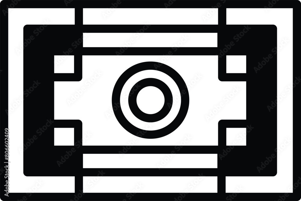 A black and white image of a dollar bill with a circle in the middle In the concept of business icons A black and white image of a dollar bill with a circle in the middle In the concept of business icons