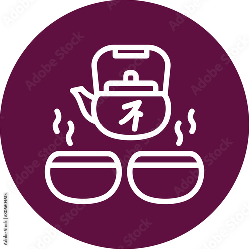 Gongfu Tea Set Icon