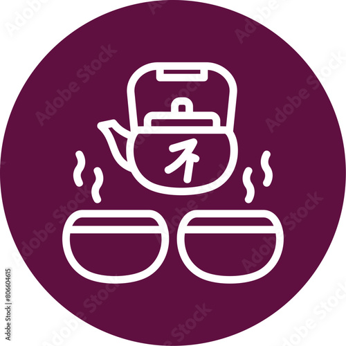 Gongfu Tea Set Icon photo