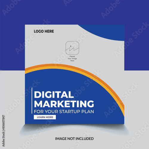 free digital marketing corporate social media instagram post template 2