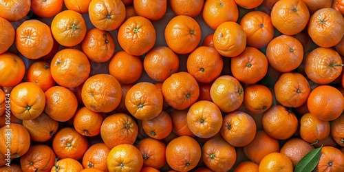A pile of fresh and juicy looking oranges, ready to be eaten. photo