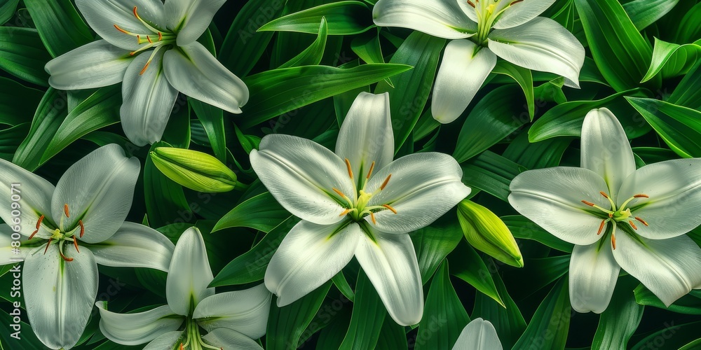 White lilies are a symbol of purity and beauty. They are often used in weddings and other special occasions. White lilies are a symbol of purity and beauty. They are often used in weddings and other special occasions.