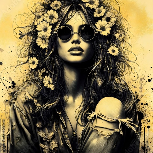 woman hippie
