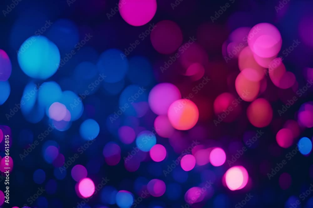 Colorful defocused particles bokeh with a blurred depth of field. Multi-colored bokeh moving floating particle animation. Seamless Loop. Colorful defocused particles bokeh with a blurred depth of field. Multi-colored bokeh moving floating particle animation. Seamless Loop.
