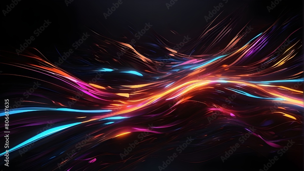 abstract background with glowing lines abstract background with glowing lines
