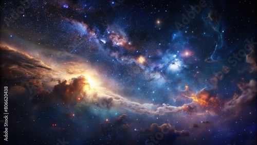 4K galaxy in space