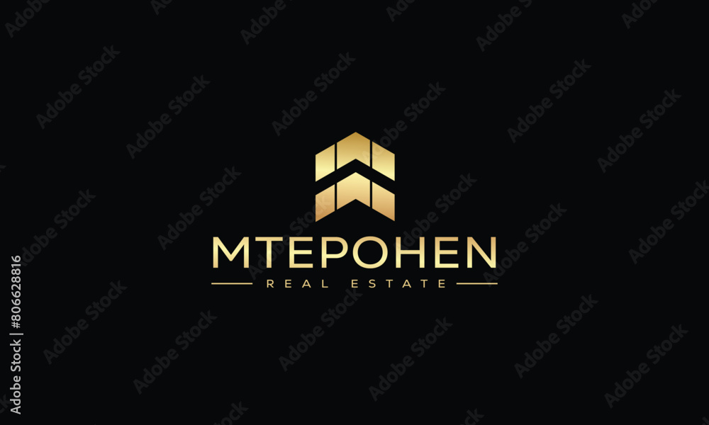 Obraz premium Real Estate Logo, Construction Logo , Architecture Logo, realtor logo vector template