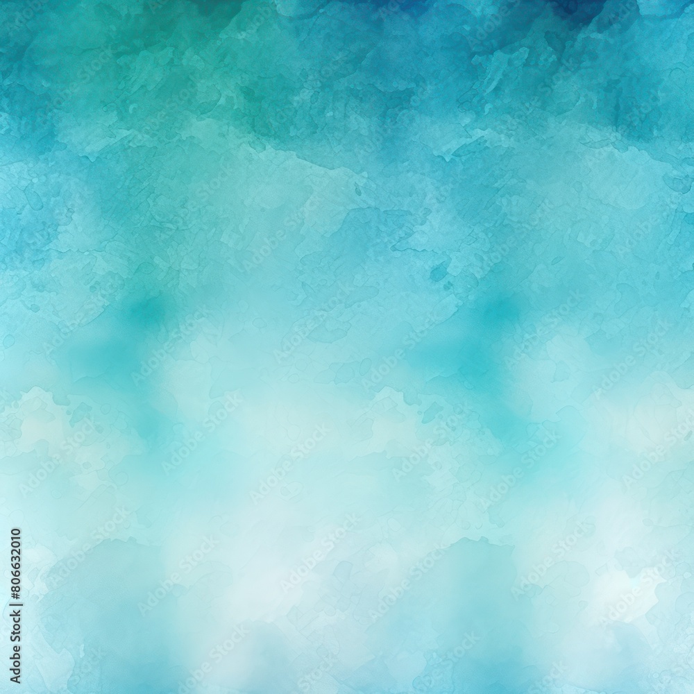Cyan watercolor gradient pastel background seamless texture pattern texture for display products blank copyspace for design text photo website