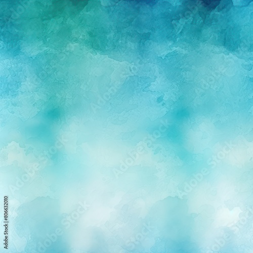 Cyan watercolor gradient pastel background seamless texture pattern texture for display products blank copyspace for design text photo website