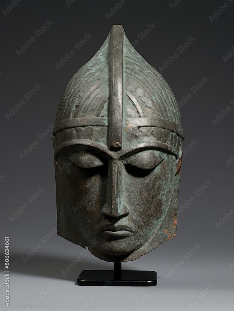ancient bronze warrior helmet ancient bronze warrior helmet