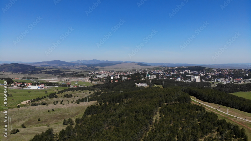 Landscape in the mountain, Zlatibor - Serbia