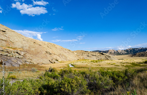 Independence Rock State Historic Site in southwestern Natrona County, Wyoming