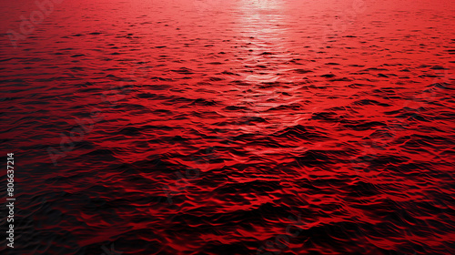 This image features a captivating red water texture, portraying the intricate patterns and surface details of the ocean. The deep red hue creates a mesmerizing backdrop, evoking a sense of drama