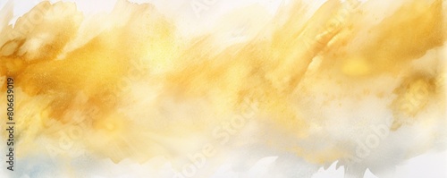 Gold watercolor and white gradient abstract winter background light cold copy space design blank greeting form blank copyspace for design text photo  © Lenhard