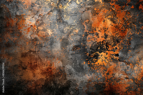 Generative ai on theme of beautiful texture dirty old rust, design natural abstract background