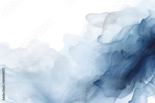 Gray background abstract water ink wave  watercolor texture blue and white ocean wave web  mobile graphic resource for copy space text backdrop 