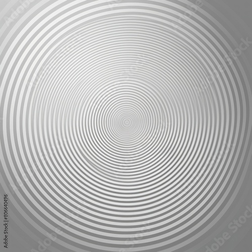 Gray concentric gradient circle line pattern vector illustration for background  graphic  element  poster blank copyspace for design text photo website web 